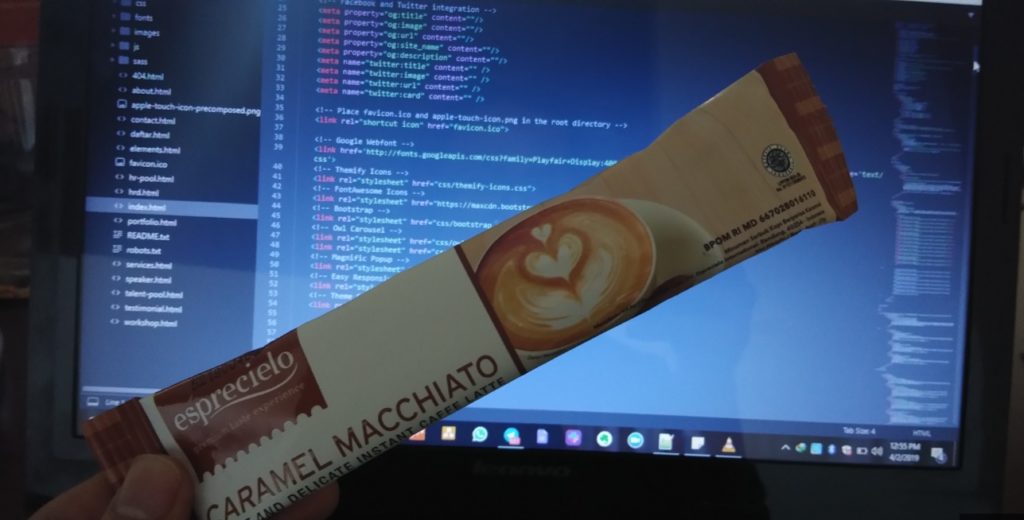 Disaat yang Lain Libur, Kami Bekerja, disaat Lain Tidur Kami; Berkarya.